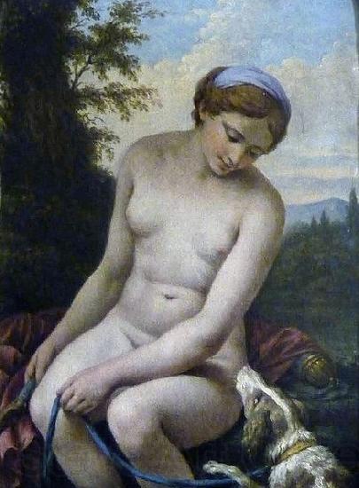 Louis Jean Francois Lagrenee Diana at her Bath Spain oil painting art